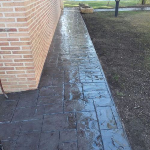 Pavimentos de hormigón impreso
